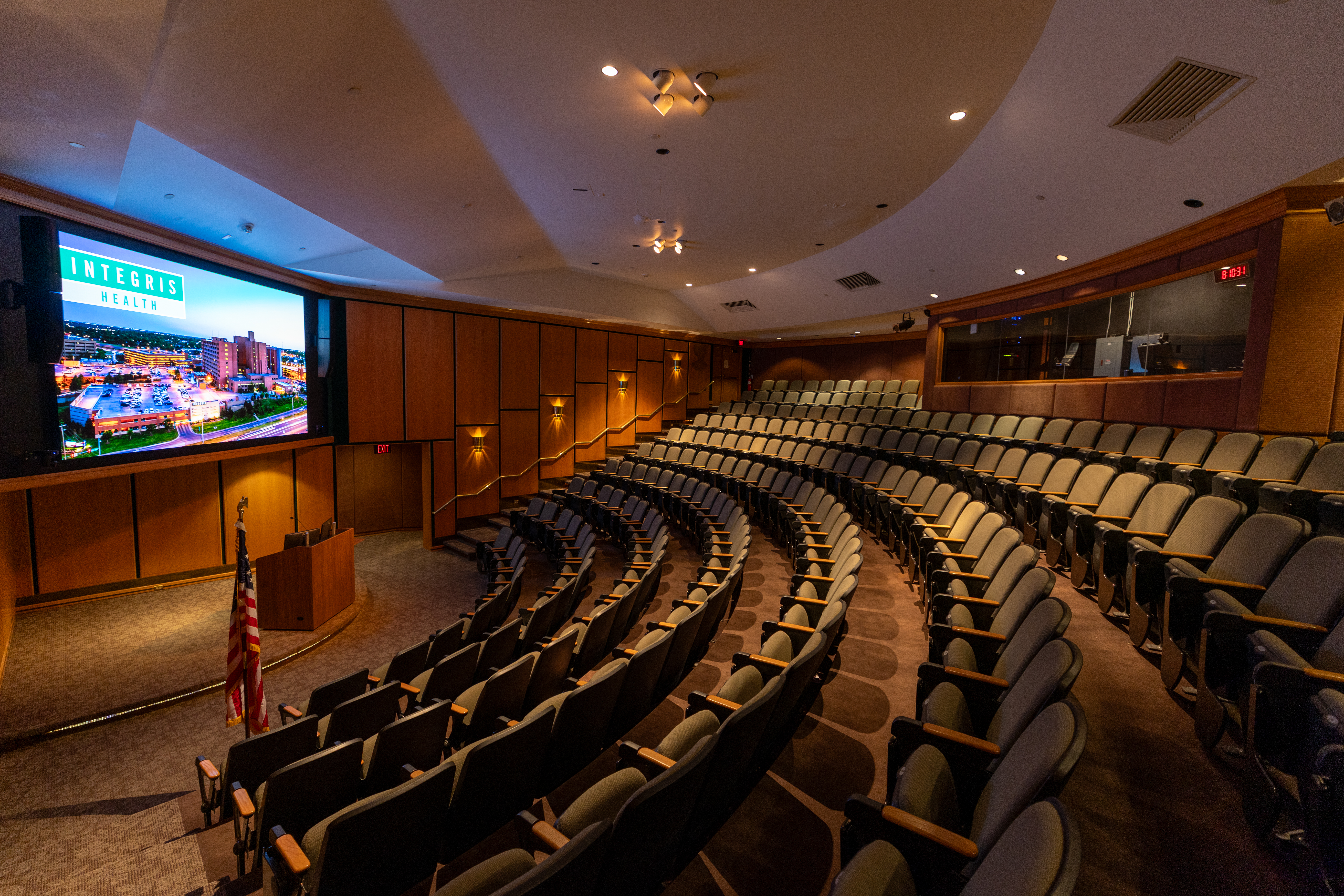 INTEGRIS Main Baptist Auditorium overview