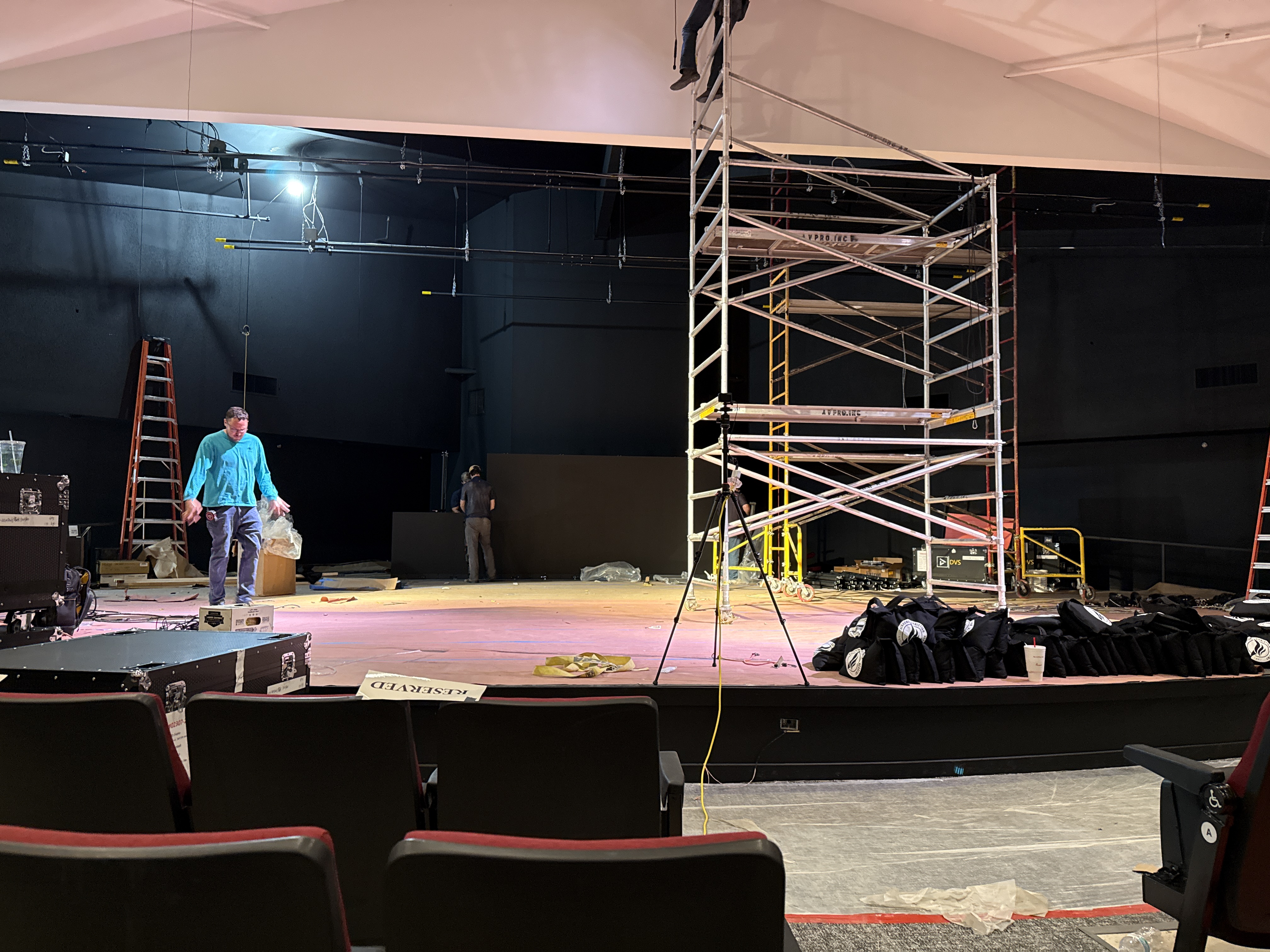 OCA LED wall install - image 2