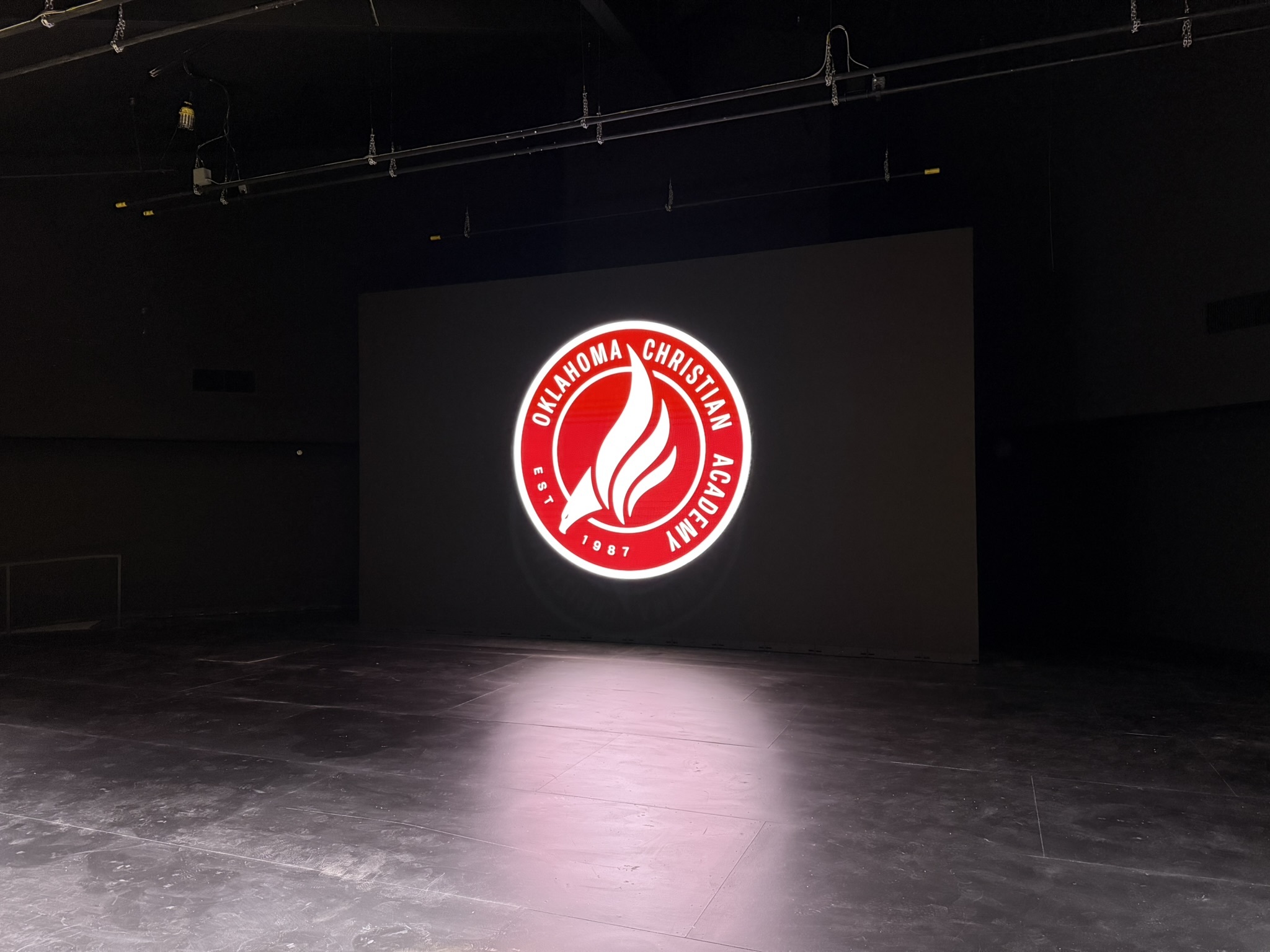 OCA LED wall - ceremony view