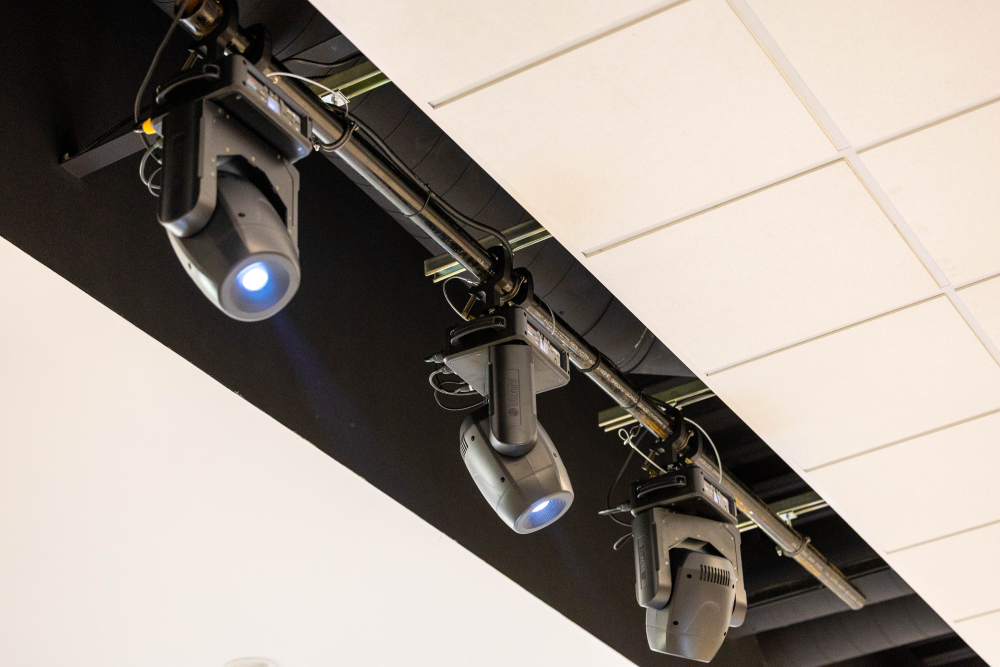 Rivertree Academy lighting install 1