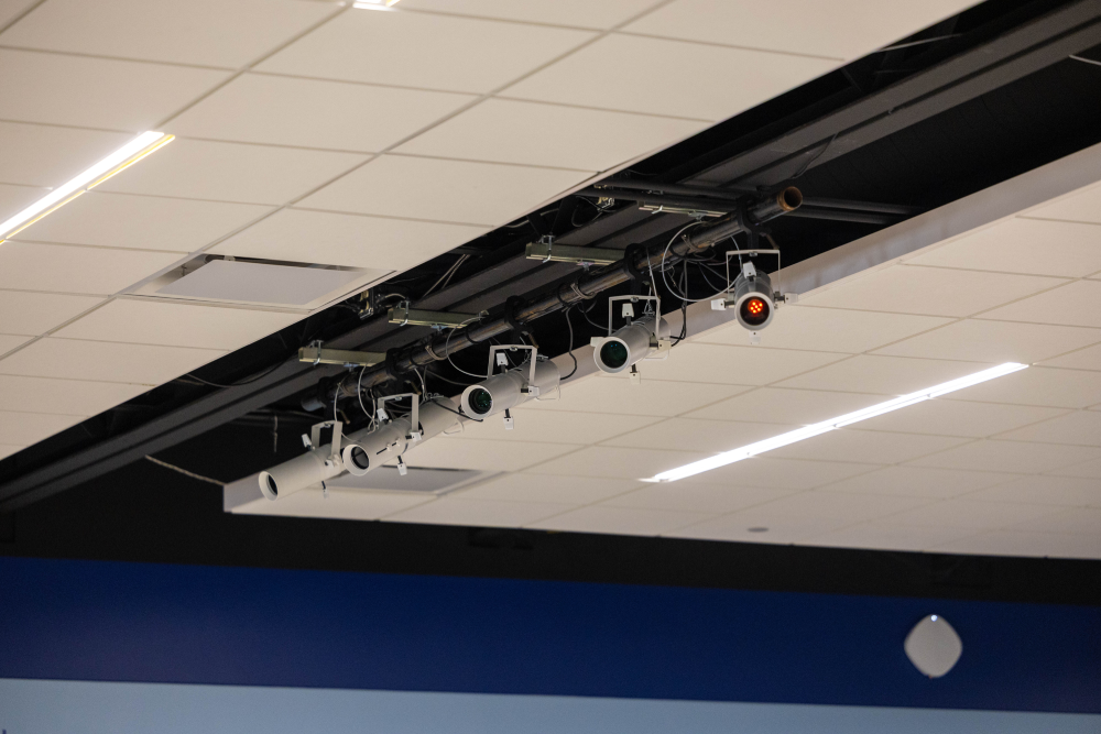 Rivertree Academy lighting install 2