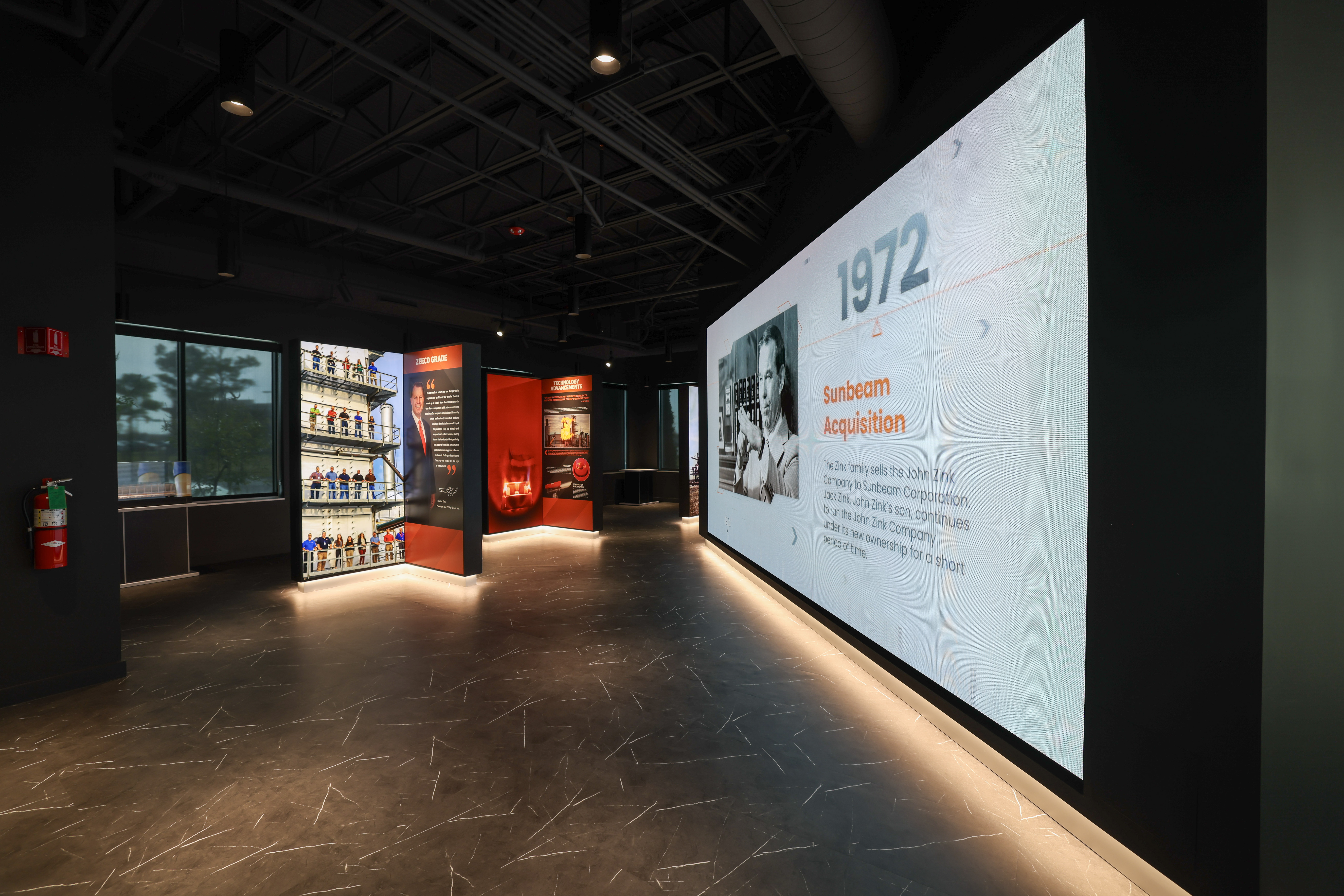 Zeeco museum LED display